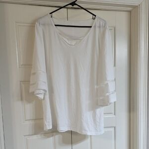 Elegant White Women's Top